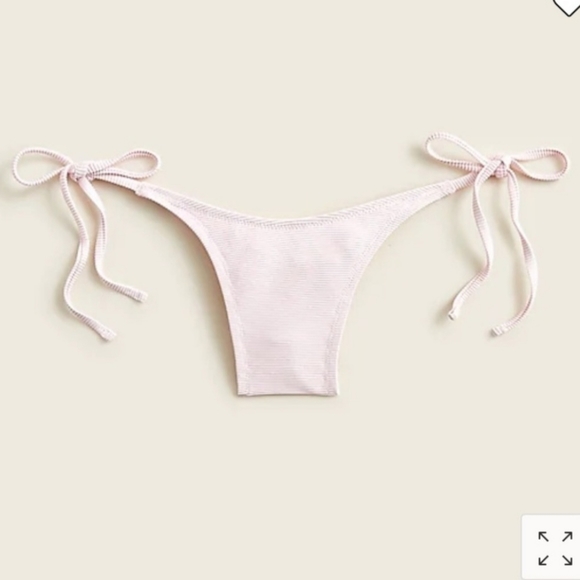 J Crew Swim Nwt J Crew Pink Rib Kate String Bikini Poshmark